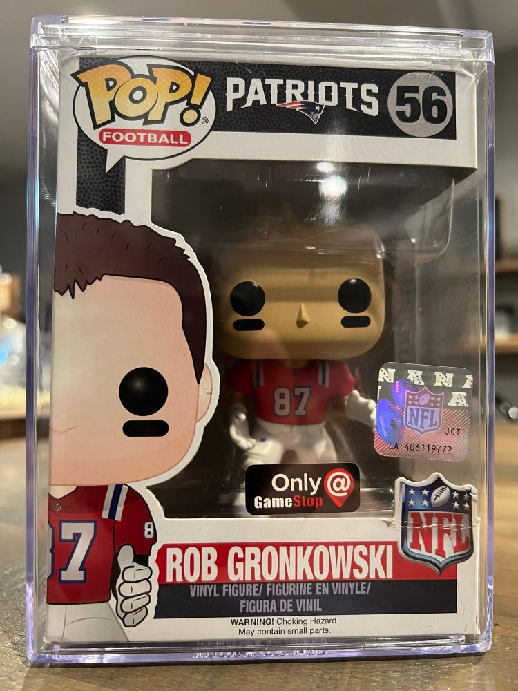  Rob Gronkowski Funko Pop! Vinyl:(Retro Jersey) - GameStop (Vaulted) #56 w/ Case

https://ebay.us/m/ciDmfQ

#Gronk #RobGronkowski
#Patriots #Funko #FunkoPop #NFL #Vinyl 