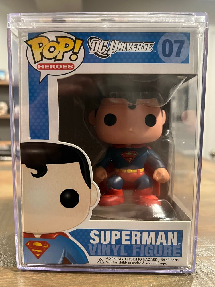 Superman DC Universe Funko Pop! Vinyl #07 Vaulted (w/ Plastic Case)

https://ebay.us/m/RFBiUp

#Superman #FunkoPop #Funko
