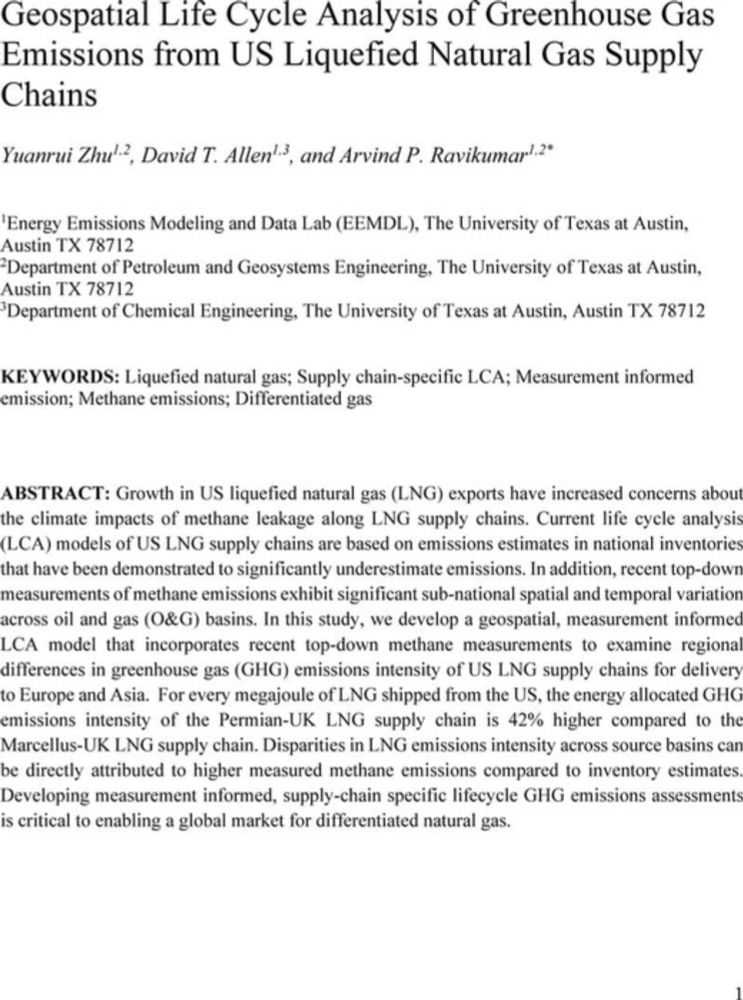 Geospatial Life Cycle Analysis of Greenhouse Gas Emissions from US Liquefied Natural Gas Supply Chains