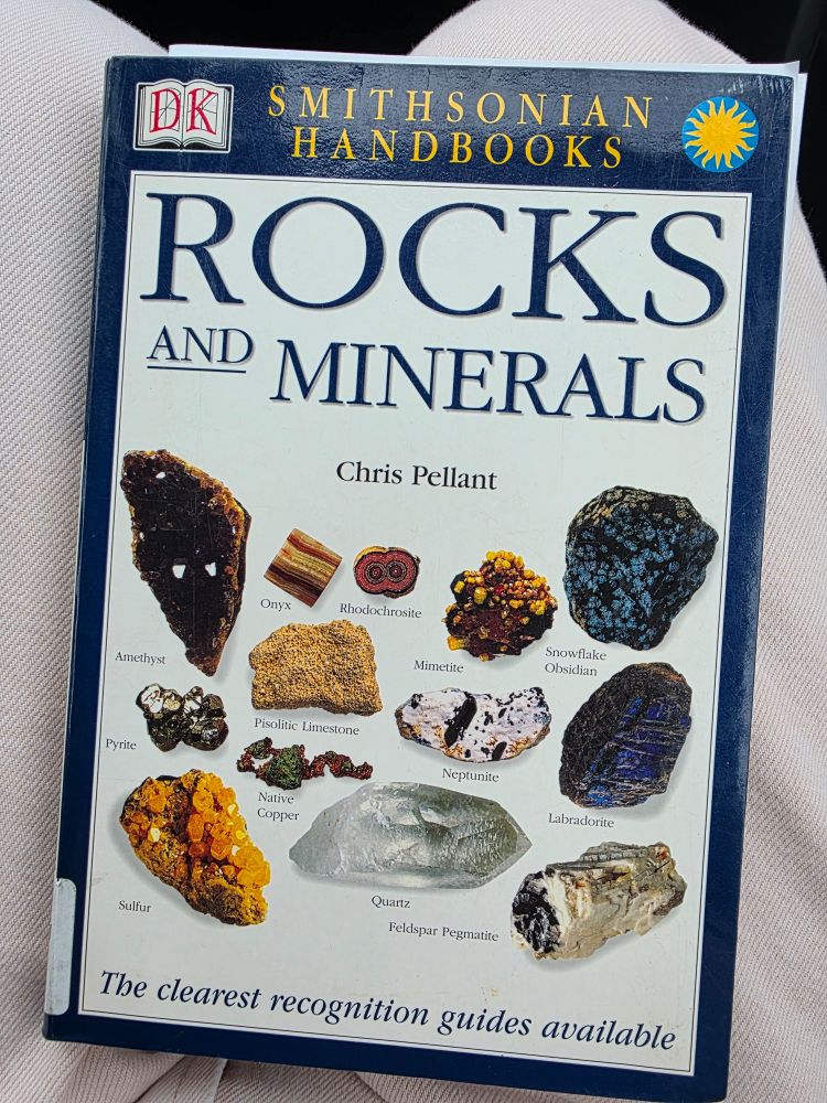 Photo of the book Rocks and Minerals by Chris Pellant