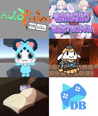 hololive fangames: AutoFister: For Justbeats, Bancho Beatdown, Chattino Adventure, ENreco - 7 days till ruination, Bookmarked