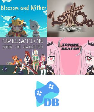 hololive fangames: Autofister: Blossom and Wither, Lost Symphony, Operation: Step on Jailbird, Tsunde-Reaper