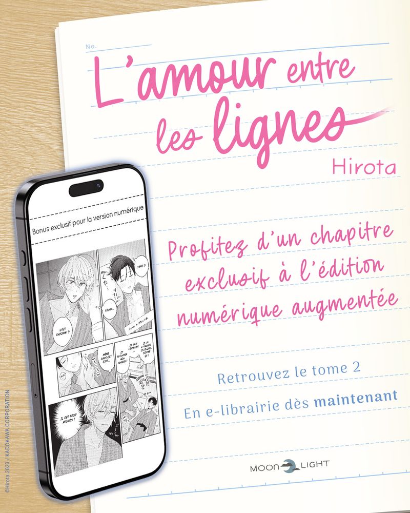 L'amour entre les lignes

Profitez d'un chapitre exclusif à l'édition numérique augmentée

Retrouvez le tome 2 en e-librairie dès maintenant