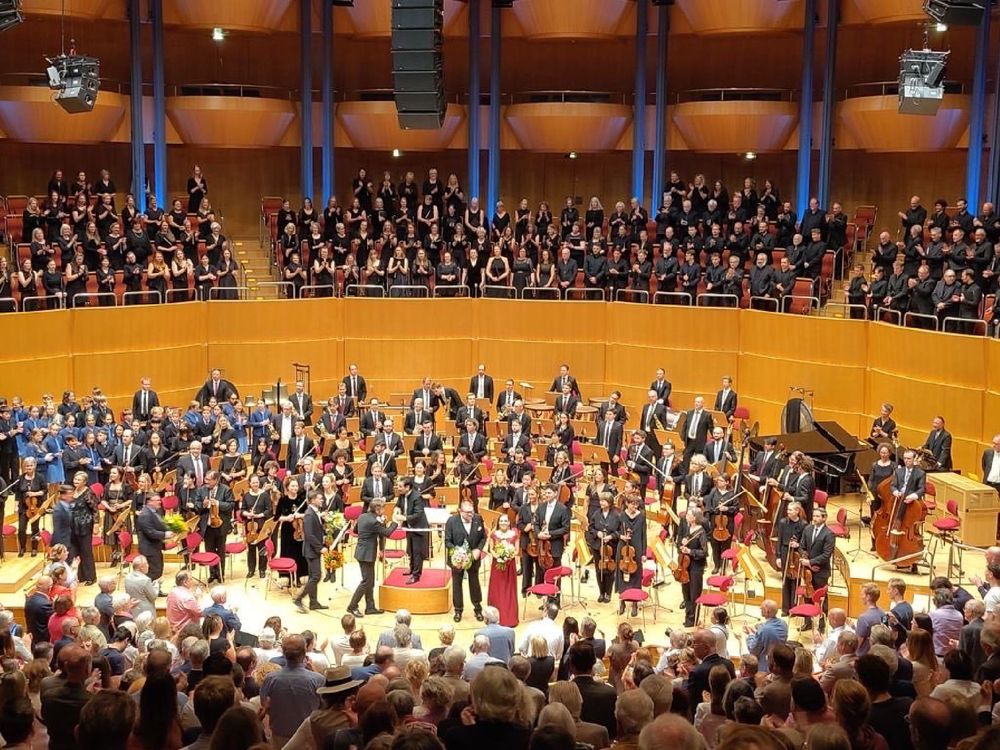 Foto vom Konzert heute in der Philharmonie Köln