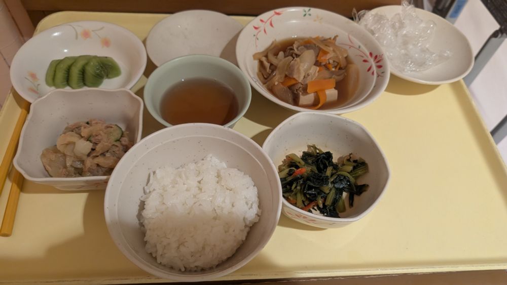 入院食、晩ご飯。
