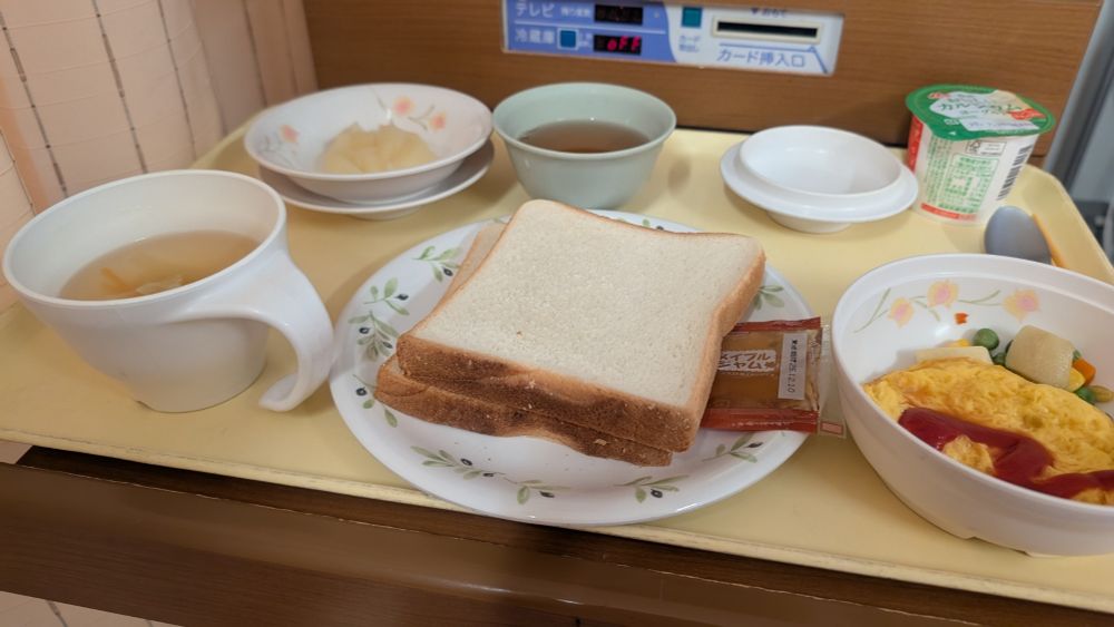 3日目入院食、退院！
