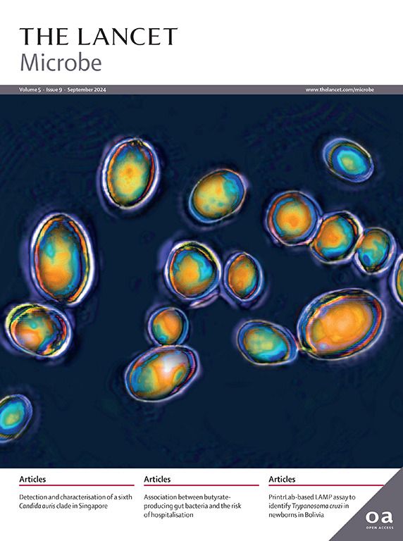 September cover of The Lancet Microbe.
