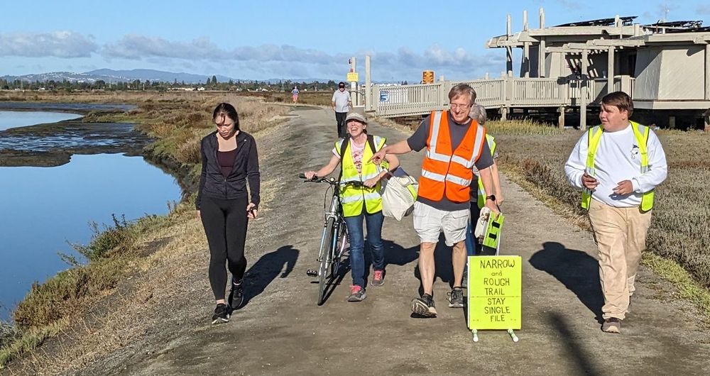 Always a good time when the tail walker and course marshals come to the finish line!