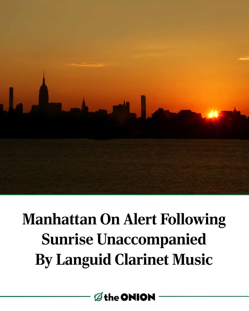 Manhattan On Alert Following Sunrise Unaccompanied By Languid Clarinet Music 