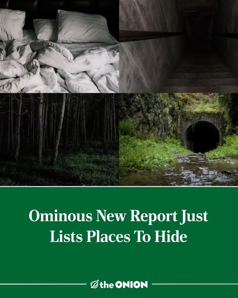 Ominous New Report Just Lists Places To Hide