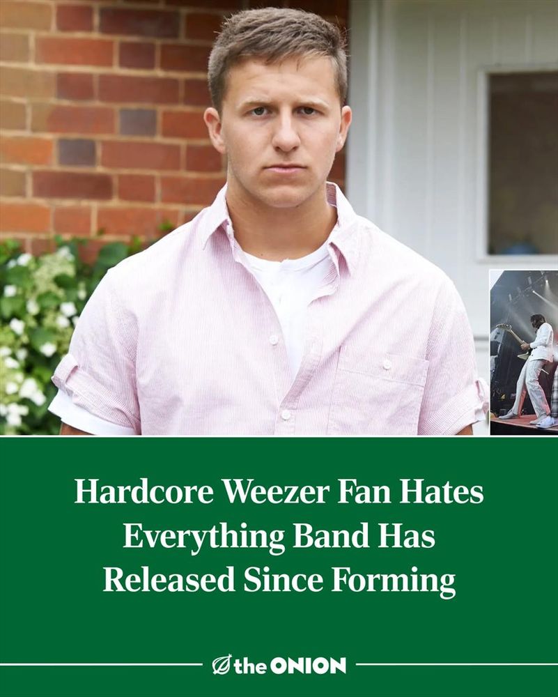 Hardcore Weezer Fan Hates Everything Band Has Released Since Forming
