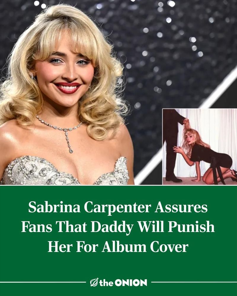 Sabrina Carpenter Assures Fans That Daddy Will Punish Her For Album Cover
