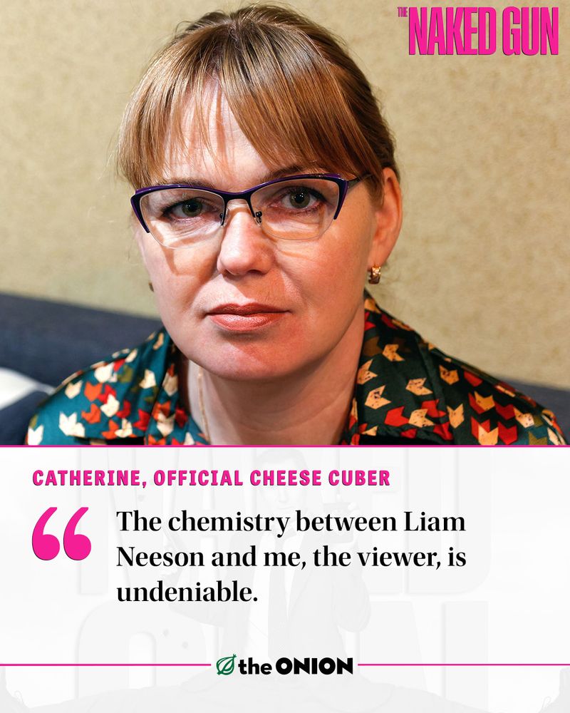"The chemistry between Liam Neeson and me, the viewer, is undeniable."