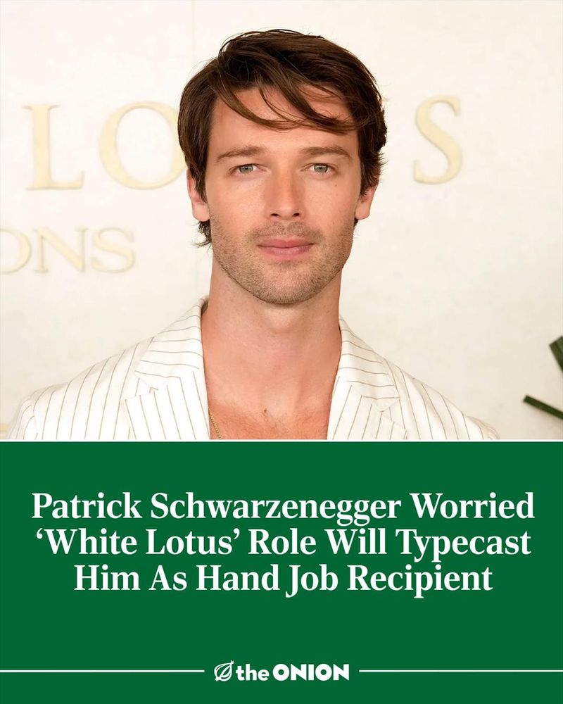 Patrick Schwarzenegger Worried ‘White Lotus’ Role Will Typecast Him As Hand Job Recipient

