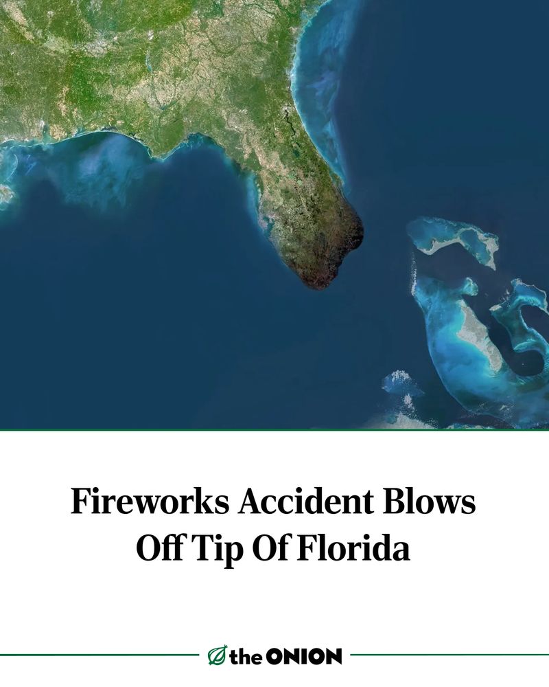 Fireworks Accident Blows Off Tip Of Florida