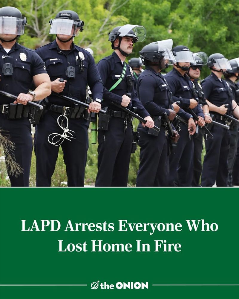 LAPD Arrests Everyone Who Lost Home In Fire