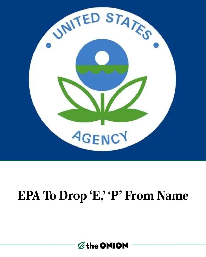 EPA To Drop 'E,' 'P' From Name