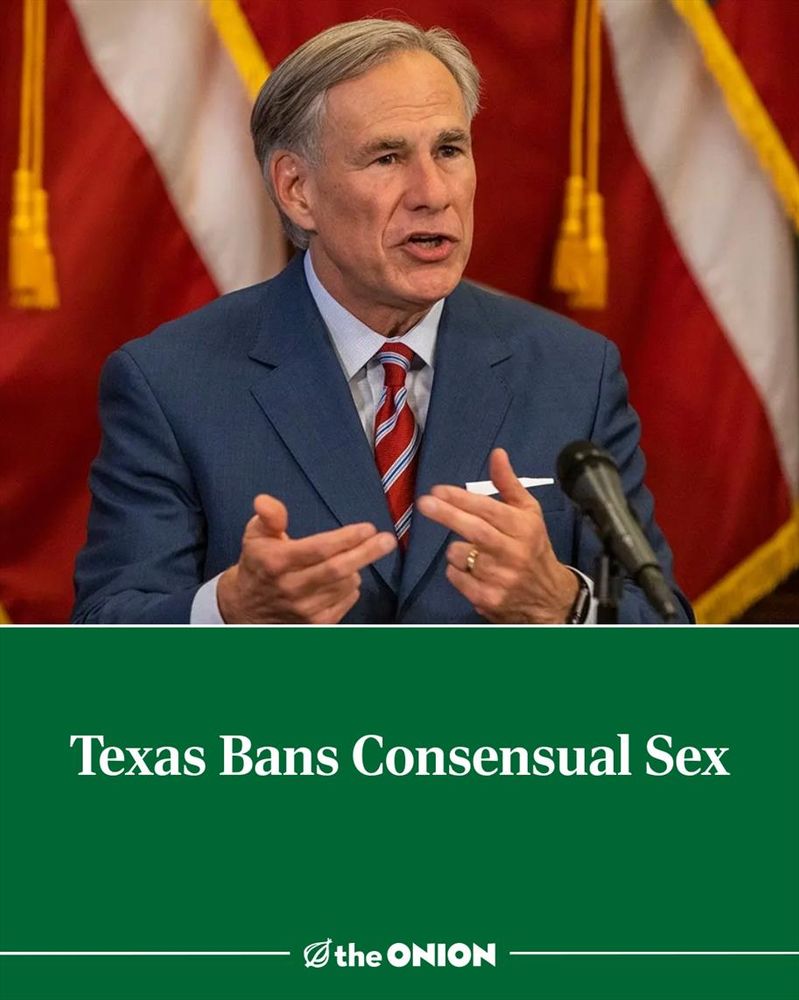 Texas Bans Consensual Sex