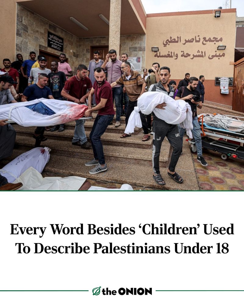 Every Word Besides 'Children' Used To Describe Palestinians Under 18