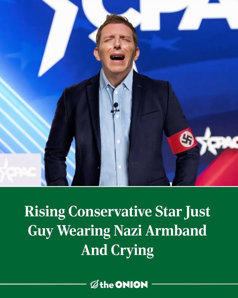 Rising Conservative Star Just Guy Wearing Nazi Armband And Crying