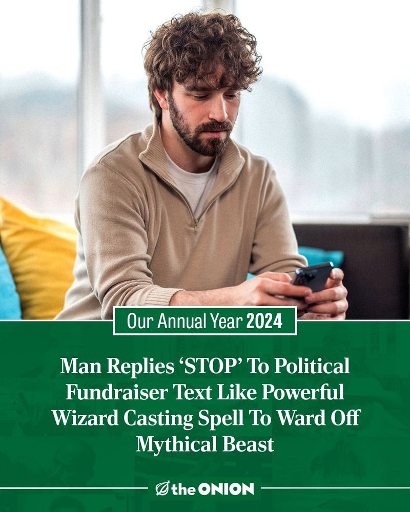 Man Replies ‘STOP’ To Political Fundraiser Text Like Powerful Wizard Casting Spell To Ward Off Mythical Beast
