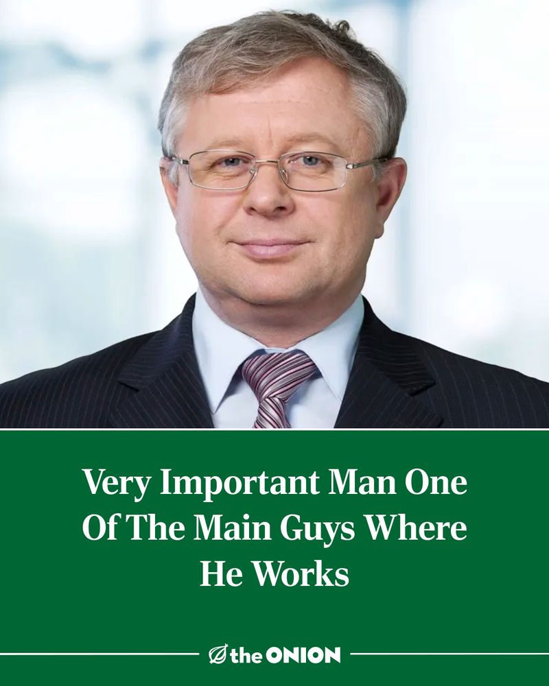 Very Important Man One Of The Main Guys Where He Works