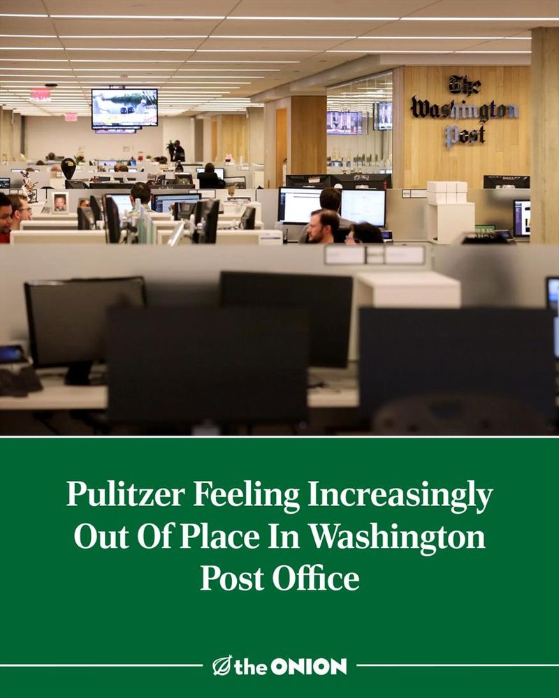 Pulitzer Feeling Increasingly Out Of Place In Washington Post Office