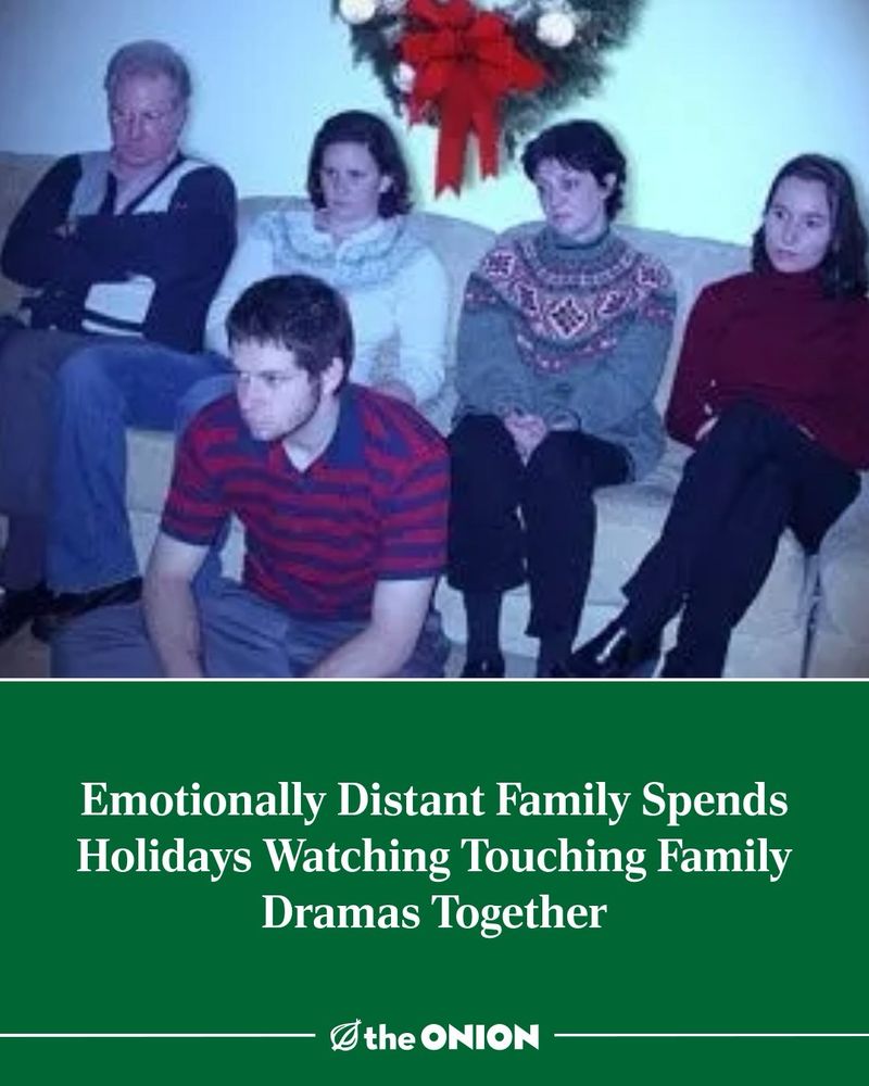 Emotionally Distant Family Spends Holidays Watching Touching Family Dramas Together