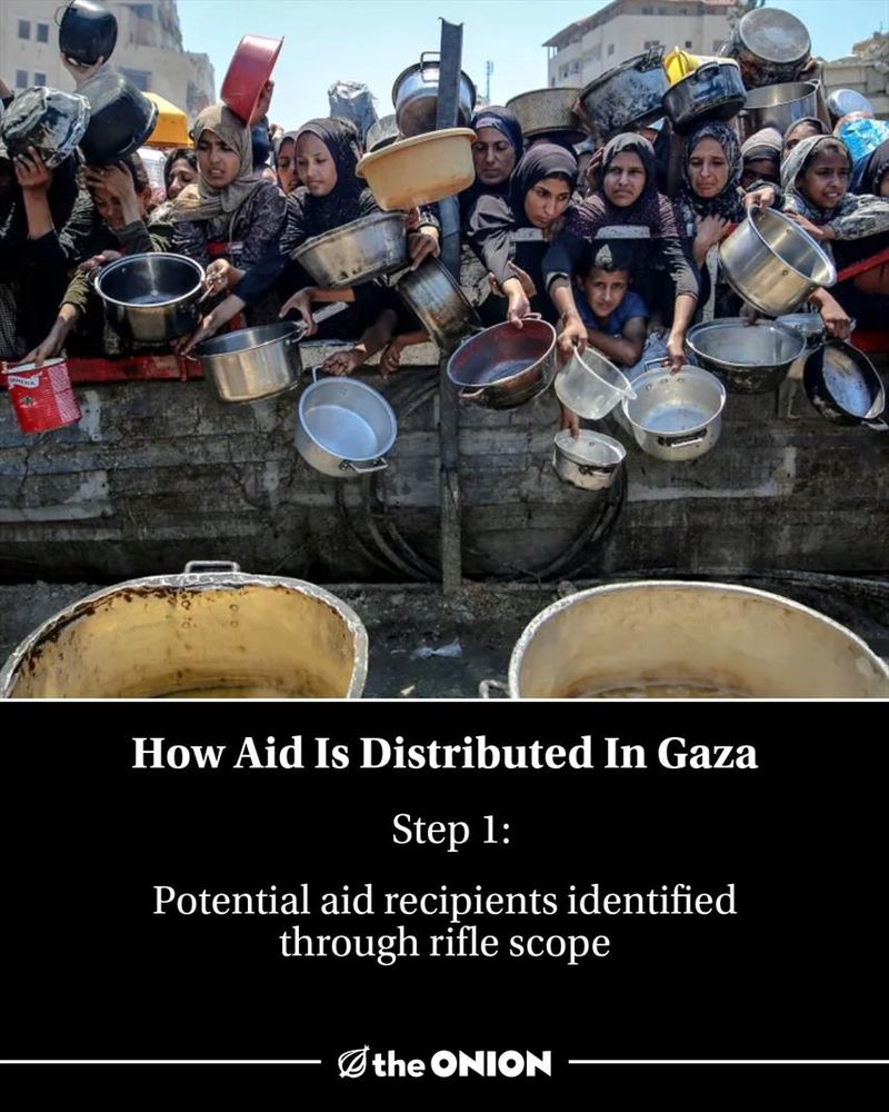STEP 1
Potential aid recipients identified through rifle scope