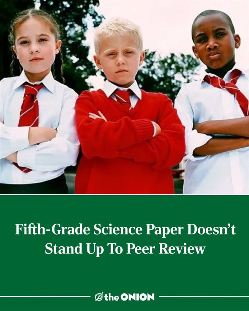 Fifth-Grade Science Paper Doesn't Stand Up To Peer Review