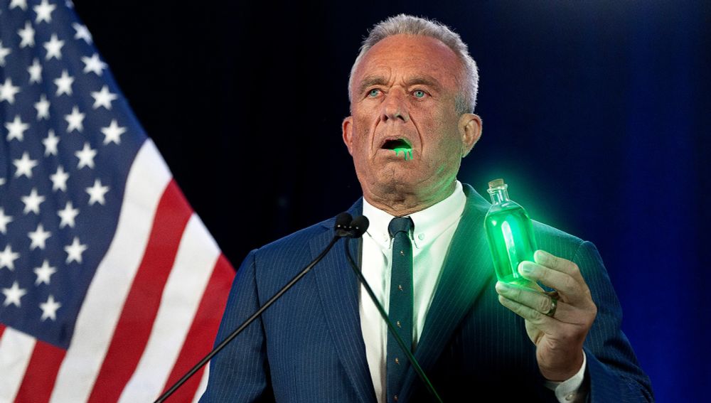 WASHINGTON—Claiming the luminous potion would make the nation strong and vigorous, Health and Human Services Secretary Robert F. Kennedy Jr. issued an order Friday directing all Americans to drink a m...