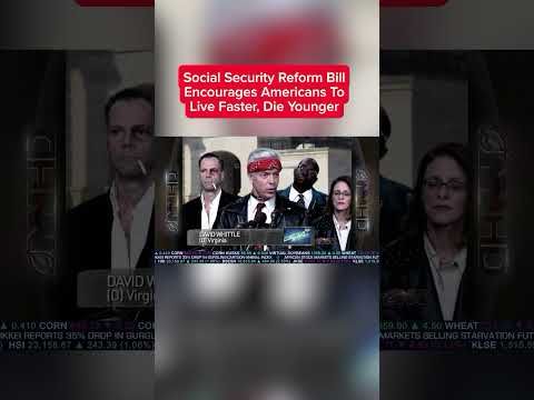 Social Security Reform Bill Encourages Americans To Live Faster, Die Younger