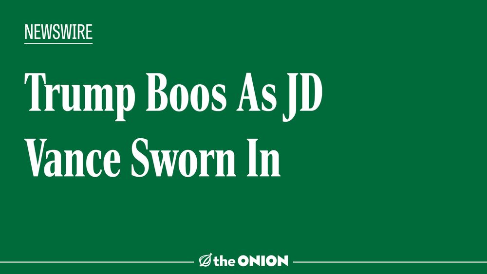 Trump Boos As JD Vance Sworn In