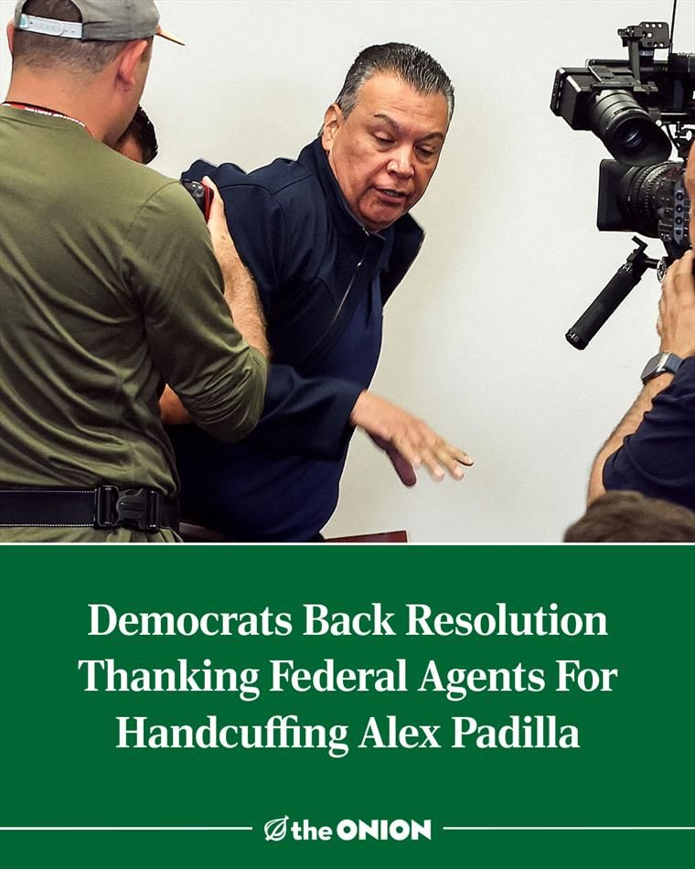 Democrats Back Resolution Thanking Federal Agents For Handcuffing Alex Padilla
