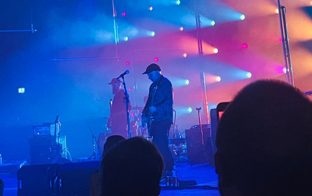 Mogwai playing on stage 