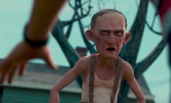 Na old man called Epaminondas from the movie Monster House