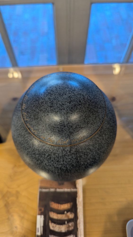 An urn containing the ashes of each PhD thesis from the Research School of Astronomy and Astrophysics 