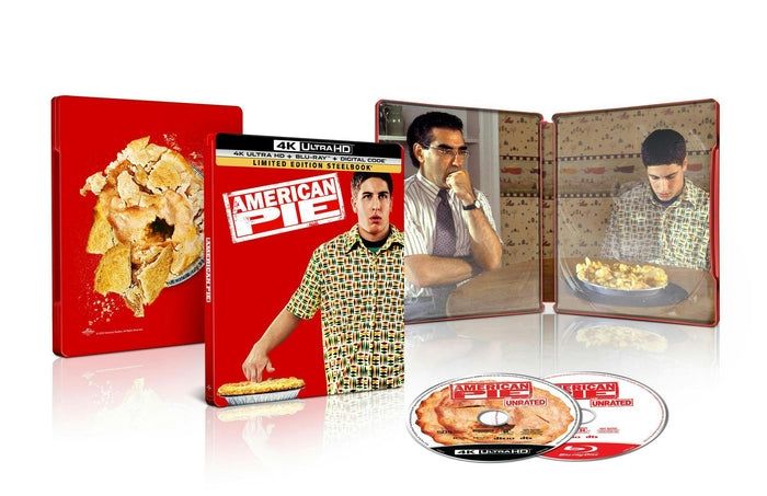 American Pie steelbook and disc render.
