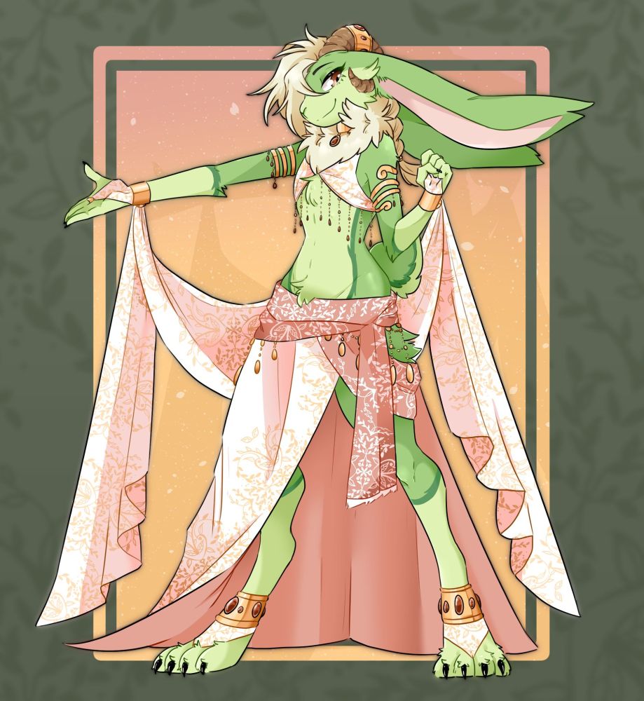 Lushy decorated in gold jewelry and dancer's silks