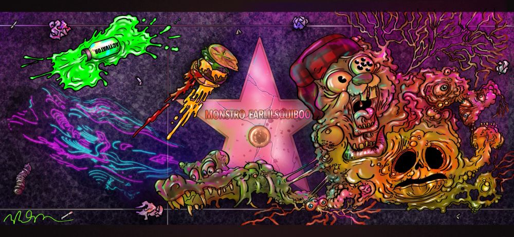 Earl the Squirrel and Lil Boo if they took the Substance (also featuring proto-King Gator)