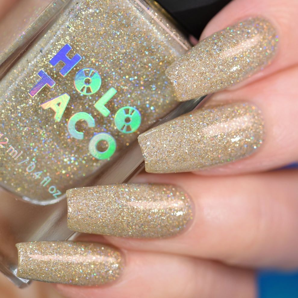 Beige neglelakk: Holo Taco Beach Please 