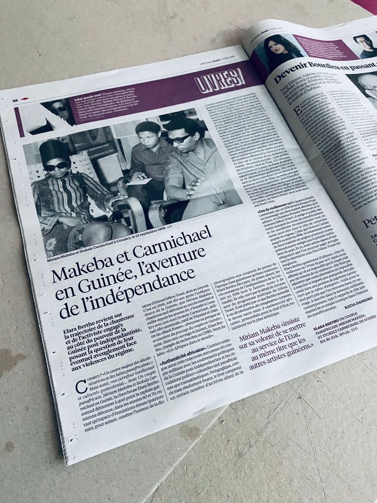 Libé sur Makeba et Carmichael (rot bo krik 2025)