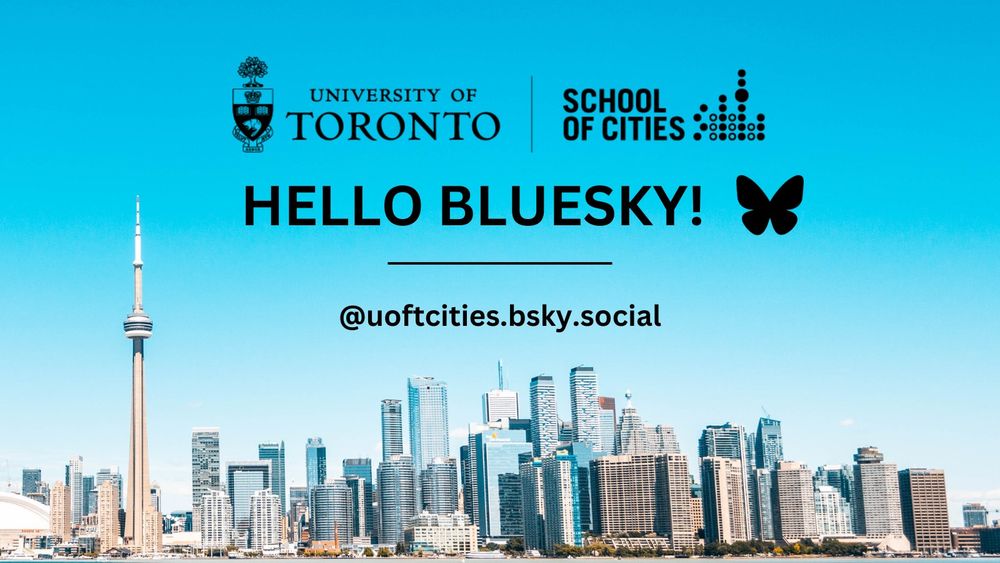 Hello Bluesky from School of Cities!