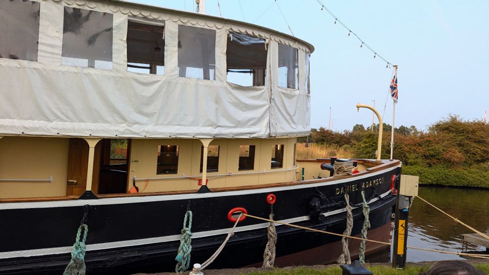 The Daniel Adamson steam tug 