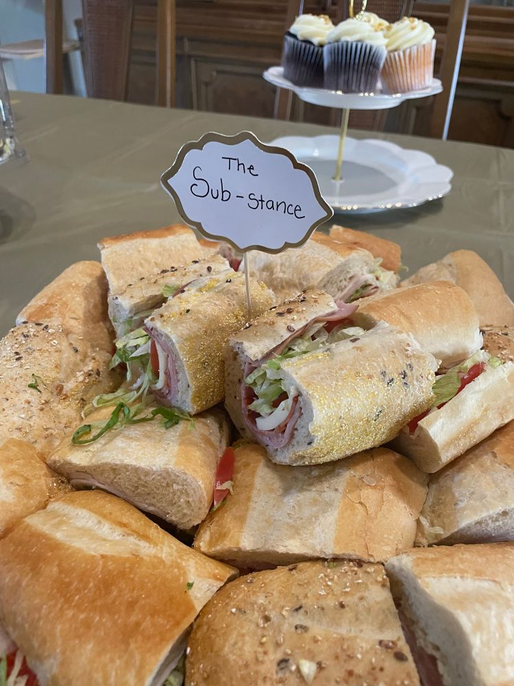 “The Sub-Stance” - a platter of various types of subs. 