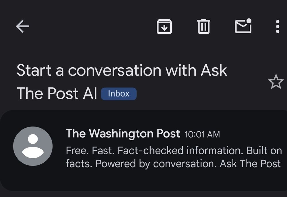 Start a conversation with Ask The Post AI