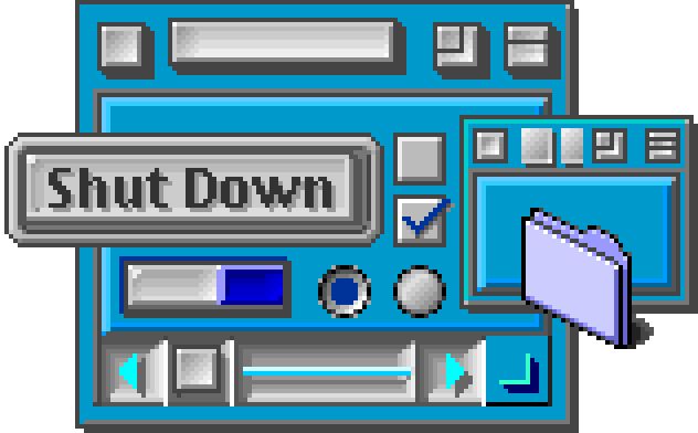 A preview of the Mac theme "Nordic Fury" by "Larry Butler"