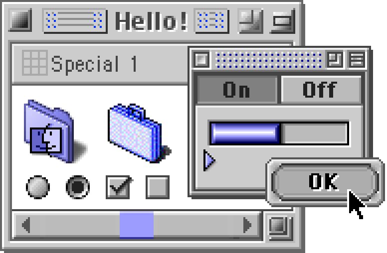 A preview of the Mac theme "Special 1" by "Manuel Ritsch"