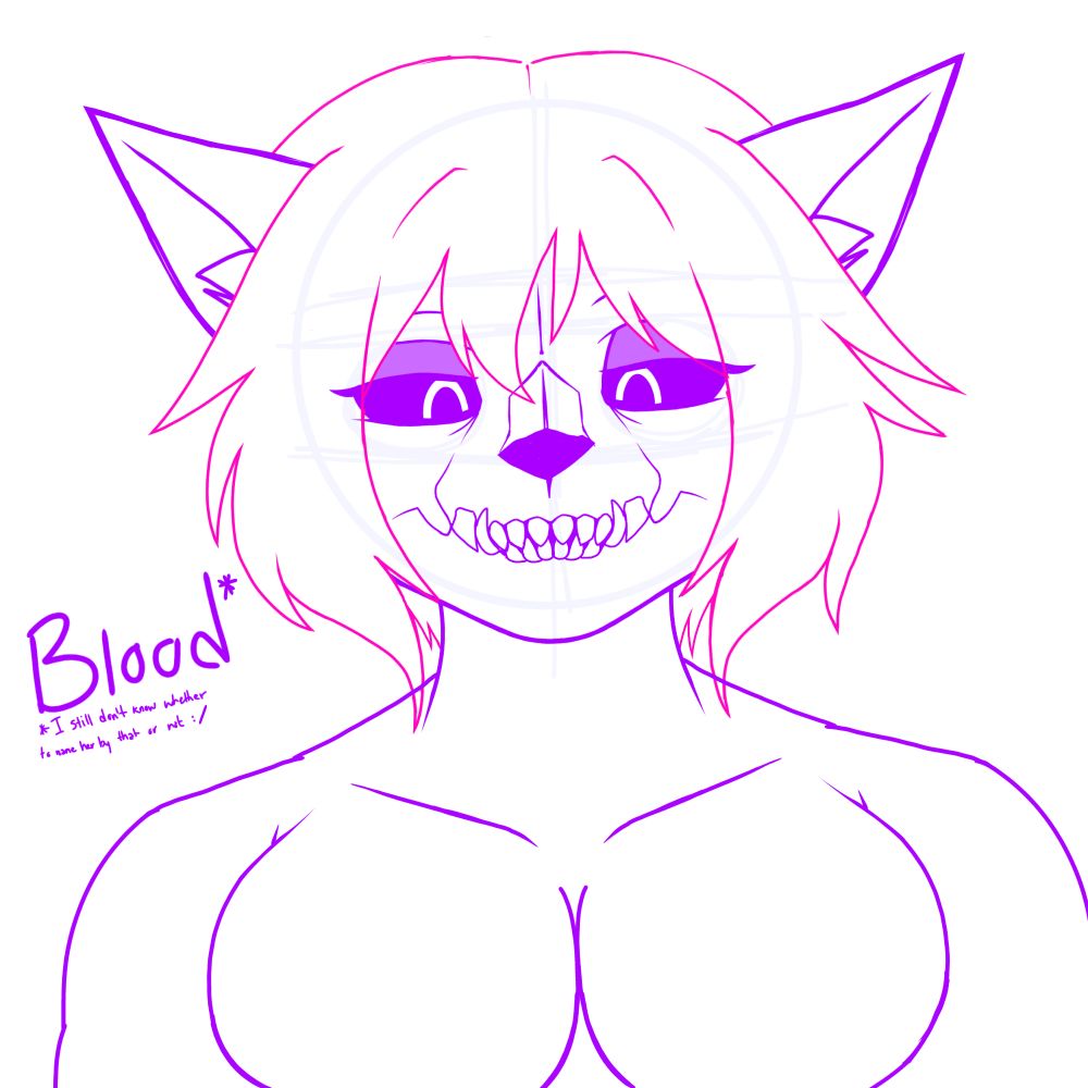 Skulldog OC named Blood (I still don't know whether to call her by that or somewhere close to that; still not finalized yet.)
