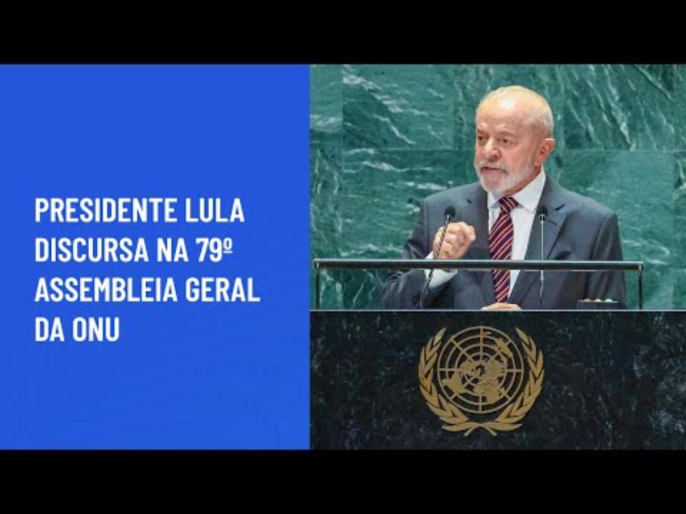 Presidente Lula discursa na 79º Assembleia Geral da ONU